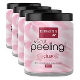 DERMOTEN Body Scrub Çilekli Vücut Peelingi 250 ml (4 paketi)