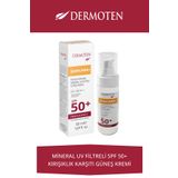 Dermoten Kırışıklık, Yaşlanma Karşıtı Güneş Kremi Suncare+ SPF 50+ Faktör Anti Aging Güneş Kremi 50ml