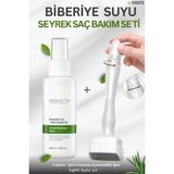 Dermotik Saç Oluşumuna Yardımcı Biberiye Suyu ve Ayarlanabilir Dermastamp Seti Dökülme Karşıtı 100 ml