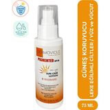 DERMOVIOLE Pigmented SPF 50 Leke Karşıtı Yüz Güneş Kremi + Niacinamide | Mavi Işık Korumalı 75 ml