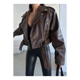 derrymore Oversize Siyah Biker Deri Ceket