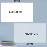 Ders Çalışma Yazı Tahtası Manyetik Duvar Stickerı 100X60 cm - Karışık Çok Renkli - Standart