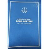Ders Defteri Büyük Boy 10 Ders Yoklamalı 9-10-11-12 Lise Sınıfl