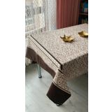Dertsiz Masa Örtüsü Duck Keten 150 x 180 cm (Kahve)