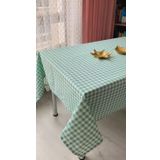 Dertsiz Masa Örtüsü Pötikare Duck Keten 150 x 180 cm (Su Yeşili)