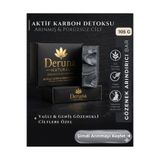 DERUNA NATURAL Aktif Karbon Sabunu | Siyah Nokta Karşıtı Detoks Bakım | Soğuk Proses [110g]