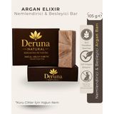 Deruna Natural Argan Sabunu | +5 Doğal Yağ Destekli Besleyici Bakım | Soğuk Proses 105G