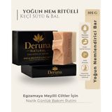 Deruna Natural Keçi Sütü & Bal Sabunu | Keçi Sütü, Çiçek Balı, Hint Yağının Eşsiz Uyumu | Kuruluk Karşıtı & Yoğun Nemlendirici - 3'lü Avantaj