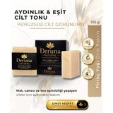 Deruna Natural Pirinç Yağı Sabunu | Aydınlatıcı, Ton Eşitleyici & Leke Karşıtı |+4 Yağlı Formül Soğuk Proses 105G - 2'li Avantaj