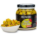 Dervişoğlu Biber Dolgulu Yeşil Zeytin 4XL 900 gr