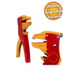 Derwell 0.2-6mm Kablo Tel Soyucu Kablo Soyma Pensesi Kablo Sıyırıcı Crimper Sıyırma Kesici Pense DRWLPNSS