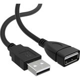 Derwell 1.5 Metre 1.5m USB Uzatma 2.0 Extension Cable Male To Female USB Cable High-Speed Yüksek Hızlı Uzatıcı Kablosu