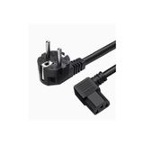 Derwell 1.8 Metre 1.8mt Power Kablo L Tipi C13 Power Kablo 3x0.75 90 Derece Kasa Ekran Monitör Baskül Terazi Bilgisayar Psu Güç Elektrik Kablosu