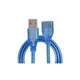 Derwell 1.8 Metre 1.8mt Usb Uzatma Kablosu USB 2.0 Dişi Erkek Uzatma Kablosu Gerçek Usb 2.0 Kablo Mavi