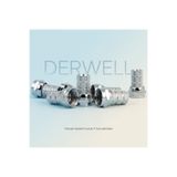 Derwell 1 Adet Contalı F Konnektör RG6 U4 U6 Coaxial Uydu Kablosu Ucu Fişi Çanak Anten LNB Dağıtıcı Multiswitch Uyumlu Yüksek İletkenlik Paslanmaz Sinyal Güçlendirici Metal Jak TV Bağlantı Soket Aparatı