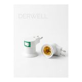 Derwell 1 Adet E27 Anahtarlı Fişli Duy Lamba Adaptörü Fişe Takılan Düğmeli Gece Lambası Aparatı Priz Tipi Tak Çalıştır Dönüştürücü Soket Ev Ofis Aydınlatma Koridor Merdiven İçin Pratik Çözümler