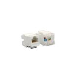 Derwell 1 Adet RJ45 Cat6 UTP 180 Derece Keystone Jack Ethernet Duvar Jakı Dişi Jak Ağ Konektörü