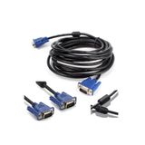 Derwell 10 Metre 10M Vga Kablosu Ekran Lcd Monitör Projeksiyon Görüntü Bağlantı Kablosu Çift Filtreli Cabble