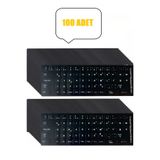 Derwell 100 Adet Türkçe F Klavye Etiketi Laptop Pc Sticker Kaliteli Pvckeybord Sticker Pvc Harf Çıkartmaları