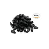 Derwell 100'lü Paket Rj45 Cat6 Cat5e Ethernet Ağ Kablosu Boot Koruma Cover Kılıfı Kablo Konektörü Siyah