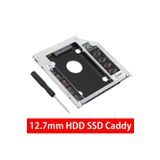 Derwell 12.7mm Caddy Sata 12.7 Mm Ssd Harddisk Kutusu Kızak Laptop Ssd Notebook Ikinci Hdd Takma