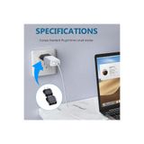 Derwell 2 Adet Türk Fişi Amerikan Tip Fiş Çevirici Seyahat Adaptörü 2 Pinli Düz Plug Travel Adapter, Drwl2pindüzSiyah2x