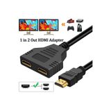 Derwell 2 Port Hdmi Splitter Switch Çoklayıcı 4K 3D Y Splitter Kablo Çoklu Ekran Full Hd 1080P Cabble