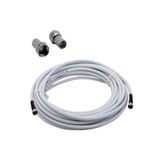 Derwell 20 Metre Hazır Uydu Anten Kablosu 64 Tel F Konnektörlü Full Hd 1080P Tüm Uydu Ve Tv'Lerle Uyumludur,DR1MT