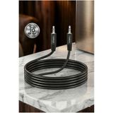 Derwell 3.5Mm Aux Kablo Erkek To Erkek Bilgisayar Macbook Mp3 Araba Tv Cep Telefonu Hoparlör Uyumlu 10 Metre