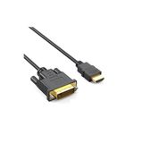 Derwell 3 Metre 3M Hdmi Dvi 24 1 Dvi To Hdmi Kablo Altın Uçlu Hdmı-Dvı Kablosu Tv Pc Projektör Ps4/3 Kablo,DRDVI24+1