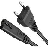 Derwell 3 Metre 3mt Ceryan 2 Pinli C7 Güç Kablosu Ps2/ps3/ps4/xbox One S/radyo/tv Uyumlu 3m Power Elektrik Kablosu