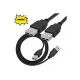 Derwell 3 Metre 3Mt Usb 2.0 Uzatma Kablosu Erkek To Erkek Genişletici Web Kamerası Usb Veri Aktarım Kablosu
