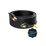 Derwell 3 Metre 3Mt Yeni Nesil Rj45 Kablo Cat7U/Ftp Altın Kaplama Korumalı 10Gb/Sn Ağ Lan Ethernet Kablosu,Drwlcat7cble3mt