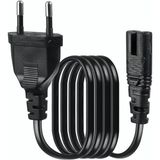 Derwell 3 Metre Teyp Işıldak Fişi C7 Power Güç Kablosu 3m 2x0.75 Enerji Kablosu 2 Pinli Power Cord
