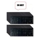 Derwell 30 Adet Türkçe F Klavye Etiketi Laptop Pc Sticker Kaliteli Pvckeyboard Sticker Pvc Harf Çıkartmaları