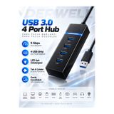 Derwell 4 Port Usb 3.0 Hub Çoğaltıcı Super Speed Çoklayıcı Swıtch Hızlı Usb Çoklama Dişi Splitter Laptop Bilgisayar Için 30 cm Kablo