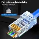 Derwell 40 Adet Yeni Nesil RJ45 Cat5/cat6 Delikli Jack Konnektör - Yeni Nesil Ez Delikli RJ45 Network Jack Network Utp 30μ Jack