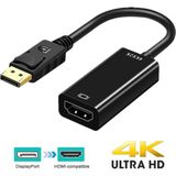 Derwell 4K Displayport - HDMI Uyumlu Adaptör Erkek Dp - Dişi HDMI Uyumlu Kablo Dönüştürücü Hdtv Pc Projektörü Için Video Ses Dönüştürücü Cabble