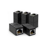 Derwell 5 Adet Gigabit Destekli Rj45 Dişi Dişi Cat5e/cat6/7/8 Ethernet Internet Lan Ağı Birleştirici Ara Aparatı 5x 1 Gb Destekli Süper Hızlı Ara Uzatma Converteri