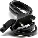 Derwell 5 Metre 5m C7 2 Pinli 220 Volt Güç Kablosu Ps2/ps3/ps4/xbox One S/radyo/tv Işıldak Uyumlu 5mt Power Elektrik Kablosu