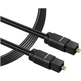 Derwell 5 Metre Fiber Dijital Optik 5mt Pvc DVD CD Hdvd Optic Sinema Sistemi Ses Kablosu Yüksek Kalite Toslink Digital Ses Kablosu