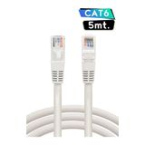 Derwell 5 Metrelik Cat6 Lan Fabrikasyon Internet Data Kablosu(Ethernet Modem Rj45 Uçlu Jacklı Network Adsl),Drwlcat63mt
