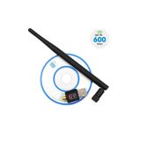 Derwell 600 Mbps Yüksek Hızlı USB Wifi Dongle WiFi Adaptörü Kablosuz Wifi Ağ Kartı 802.11 n/g/b, Tek Beden, Derwell600mbps1x, Siyah, Erkek