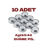 Derwell AG13 Düğme Pil 10'lu Paket, DerwellAG1310X