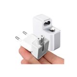 Derwell Apple Macbook Pro Pad Aksesuar Güç Adaptörü Ipad Iphone Şarj Soket Adaptör Çevirici Priz Ucu BEYAZ, DRWLL
