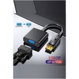 Derwell Displayport Dp Vga Adaptör Kablosu Erkek Dp Erkek Vga Dönüştürücü Pc Dizüstü Hdtv Monitör Için