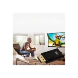 Derwell Displayport Hdmı Uyumlu Adaptör Dp Erkek Kadın Video Ses Kablosu Hd 4k 1080p Pc Tv Laptop Çevirici SİYAH
