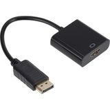 Derwell Displayport To HDMI Uyumlu Kablo Adaptörü Dp Erkek HDMI Kadın Için Dizüstü Pc Ekran Portu Için 1080P 3D Full HDD HDMI Adaptörü Dönüştürücü Kablo