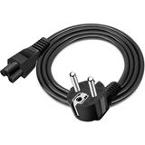 Derwell Dizüstü Bilgisayar Adaptör Kablosu 1.5 M Ab Şarj Aleti Kablosu Iec C5 Fiş C6 Soket Uzatma Kablosu Dell Lenovo Asus Dizüstü Tv Güç Kaynağı
