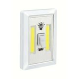 Derwell Dolap Içi Aydınlatma Mıknatıslı 3 Watt 240 Lümen Led Lamba Pilli On-of Düğmeli Beyaz Işık ( 1 Adet ) DRWELDOLAP2